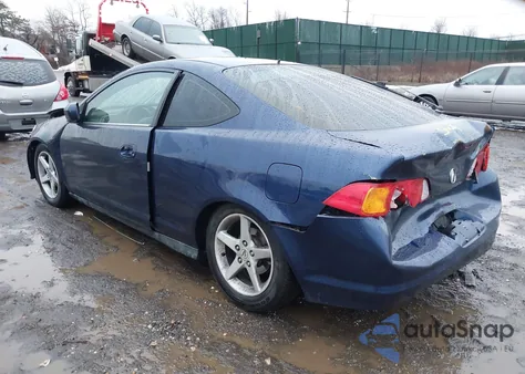2002 Acura Rsx из США, поврежденный, VIN JH4DC54812C033157